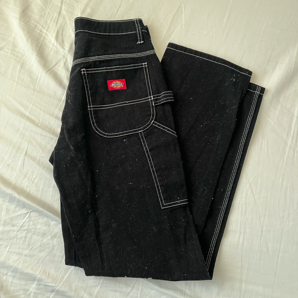 Dickies Black relaxed fit carpenters pants